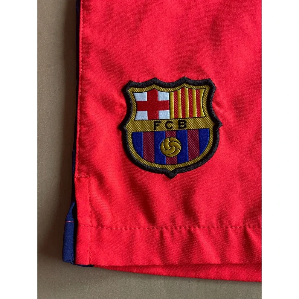 Nike FC Barcelona 2014 2015 Away Soccer Jersey Shorts Kit Youth M 10-12 Years